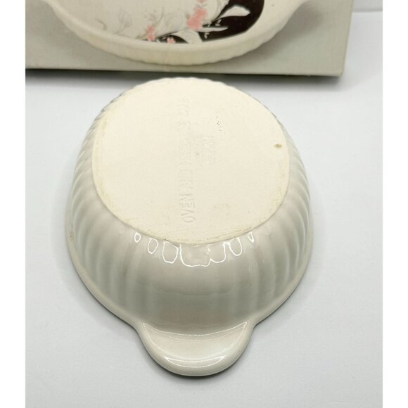 Black Rhapsody Microwave Cookware Fast Food Dish - Floral Pattern Oven & Microwa - Picture 6 of 9